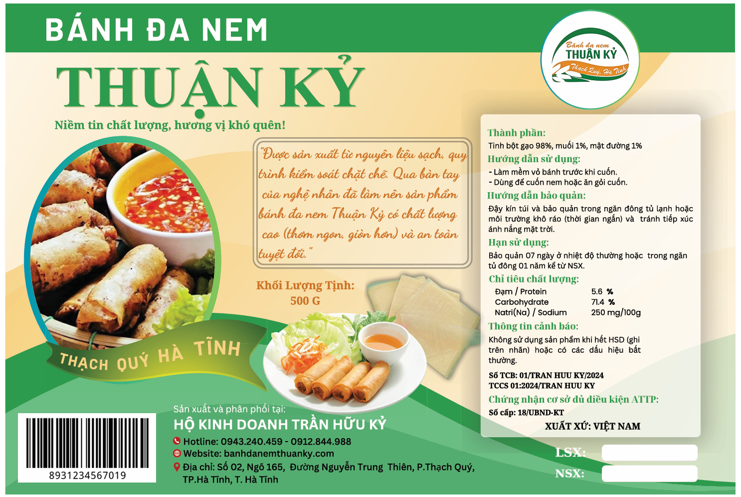 Bánh đa nem Thuận Kỷ